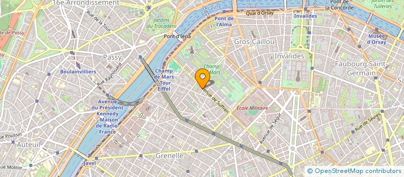 localisation de l'entreprise MADAME CARINE FOURNIER  PARIS