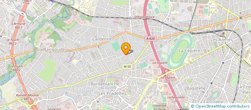 localisation de l'entreprise MADAME CARINE FOURTET à TOULOUSE