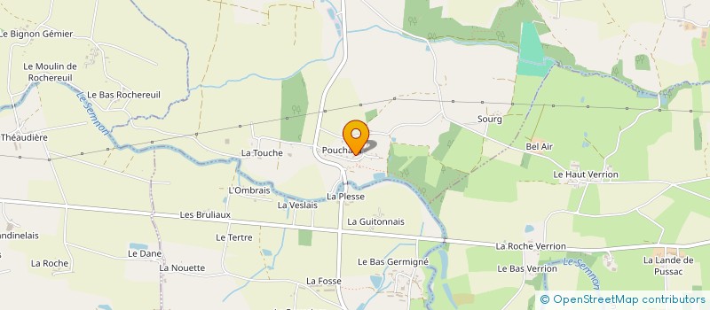 localisation de l'entreprise MADAME CARINE FRABOULET à LA BOSSE-DE-BRETAGNE