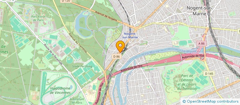 localisation de l'entreprise MADAME CARINE FRANC  NOGENT-SUR-MARNE