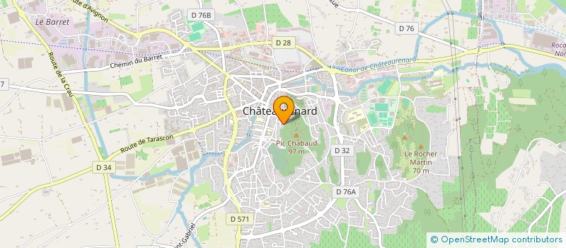 localisation de l'entreprise MADAME CARINE FRANCOIS  CHATEAURENARD