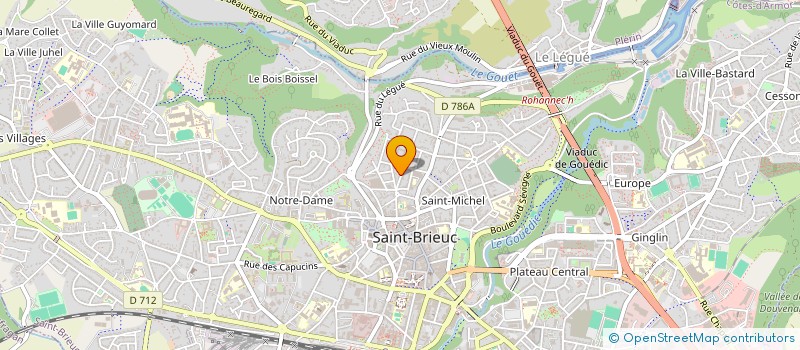 localisation de l'entreprise MADAME CARINE FRANCOISE LE MOEL à SAINT-BRIEUC