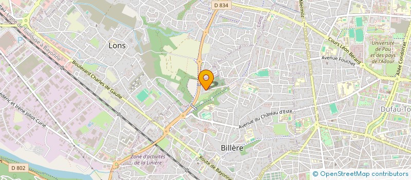 localisation de l'entreprise MADAME CARINE FREYSSINET à BILLERE