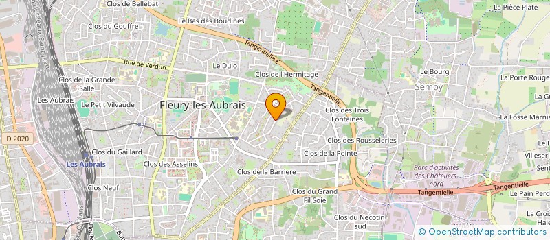 localisation de l'entreprise MADAME CARINE GALPIN à FLEURY-LES-AUBRAIS