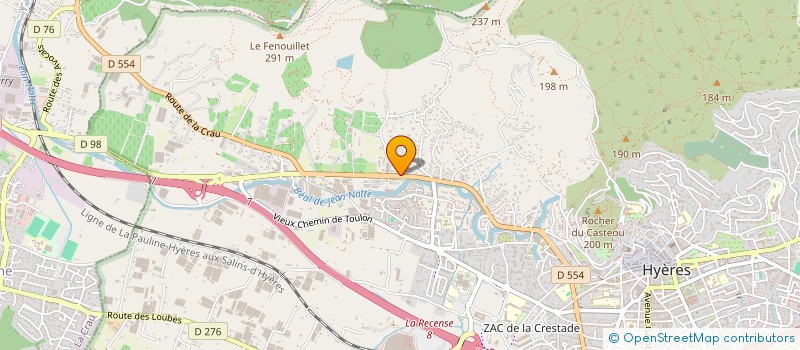 localisation de l'entreprise MADAME CARINE GANTIER  HYERES