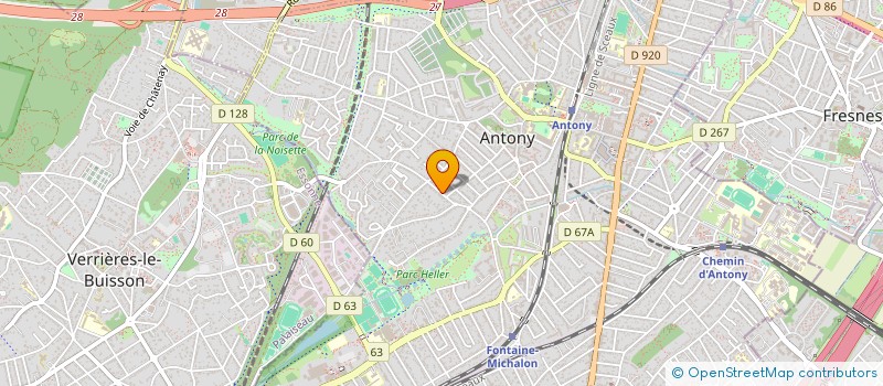 localisation de l'entreprise MADAME CARINE GARABELLO à ANTONY