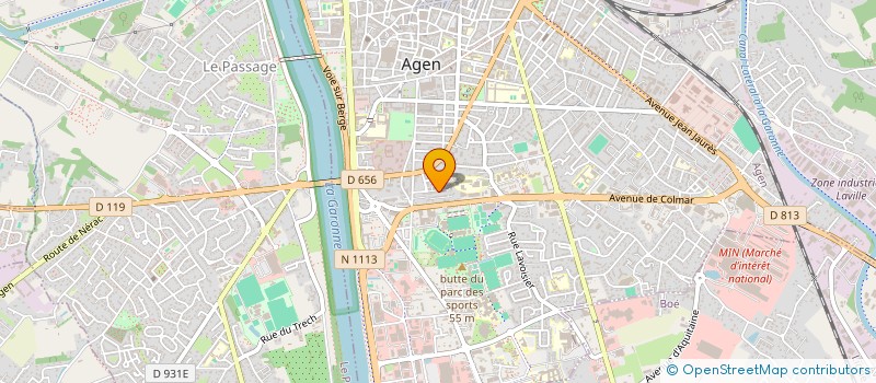 localisation de l'entreprise MADAME CARINE GAZEL  AGEN