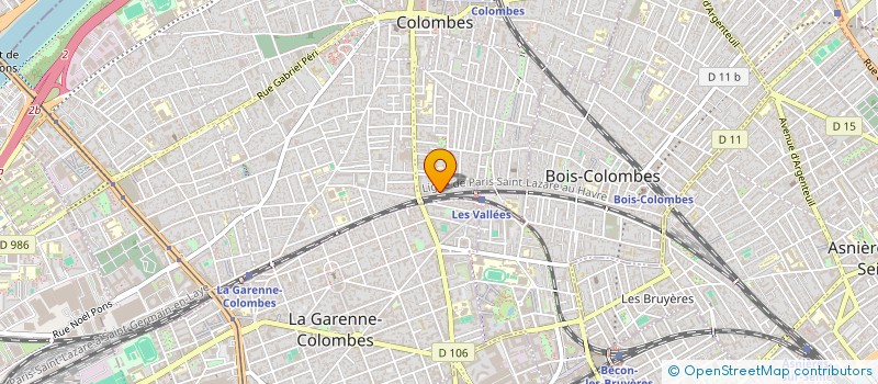 localisation de l'entreprise MADAME CARINE GEARA  COLOMBES