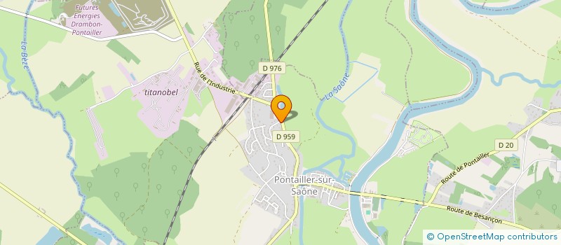 localisation de l'entreprise MADAME CARINE GELIN  PONTAILLER-SUR-SAONE