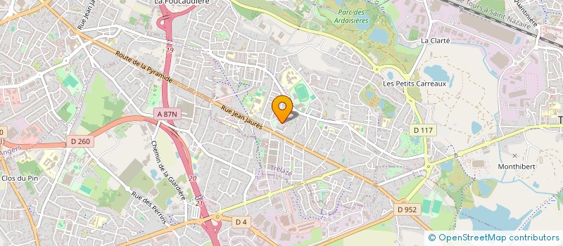 localisation de l'entreprise MADAME CARINE GESLIN à TRELAZE