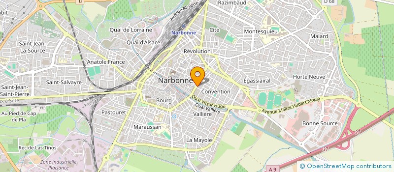 localisation de l'entreprise MADAME CARINE GHENO à NARBONNE
