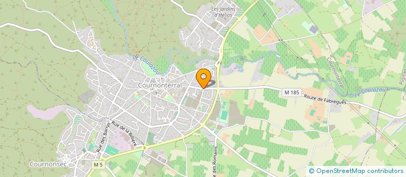 localisation de l'entreprise MADAME CARINE GILABERT à COURNONTERRAL