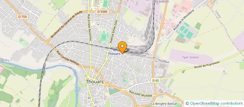 localisation de l'entreprise MADAME CARINE GIRAUD  THOUARS