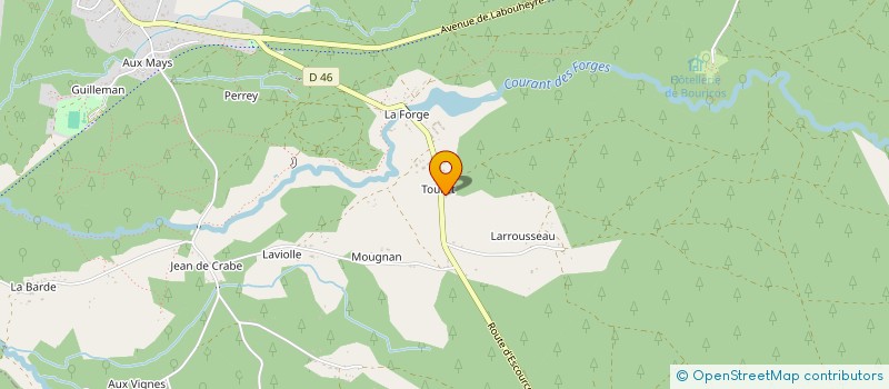 localisation de l'entreprise MADAME CARINE GODARD  PONTENX-LES-FORGES