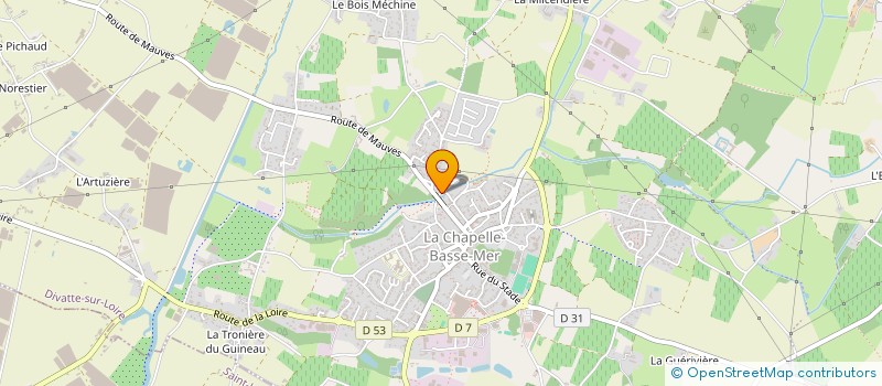 localisation de l'entreprise MADAME CARINE GODARD  DIVATTE-SUR-LOIRE