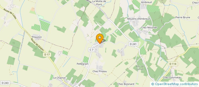 localisation de l'entreprise MADAME CARINE GODICHAUD  GREZAC