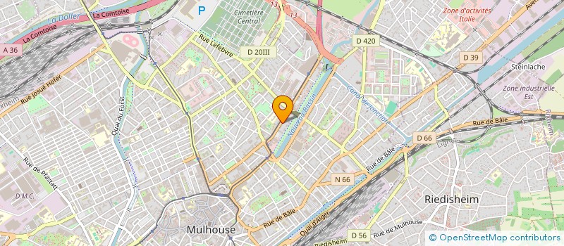 localisation de l'entreprise MADAME CARINE GOLD  MULHOUSE