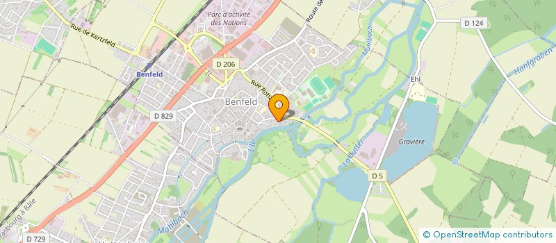 localisation de l'entreprise MADAME CARINE GOULHEN  BENFELD