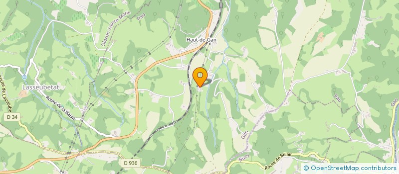 localisation de l'entreprise MADAME CARINE GOURD à GAN