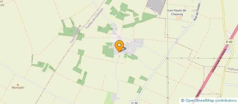 localisation de l'entreprise MADAME CARINE GRAPPERON  TREILLES-EN-GATINAIS