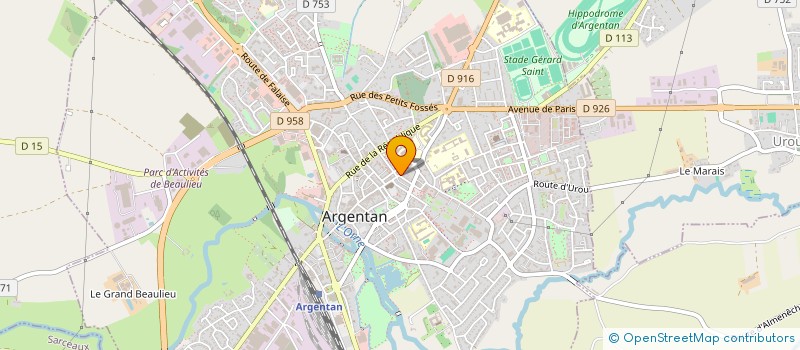 localisation de l'entreprise MADAME CARINE GRENEU à ARGENTAN