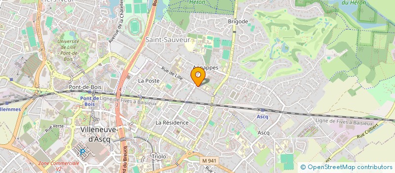 localisation de l'entreprise MADAME CARINE GRIMONPONT  VILLENEUVE-D'ASCQ