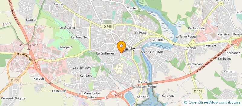 localisation de l'entreprise MADAME CARINE GUILLO à AURAY