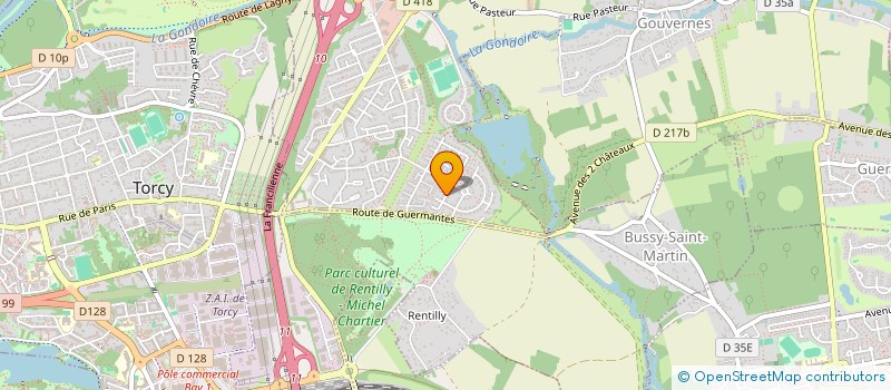 localisation de l'entreprise MADAME CARINE GUILLOSSOU  SAINT-THIBAULT-DES-VIGNES