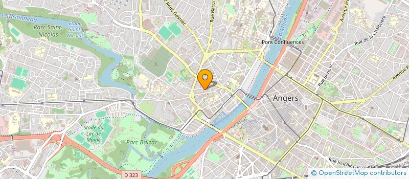 localisation de l'entreprise MADAME CARINE GUINHUT à ANGERS