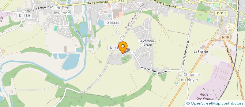 localisation de l'entreprise MADAME CARINE HARASSE à LA CHAPELLE-DU-NOYER