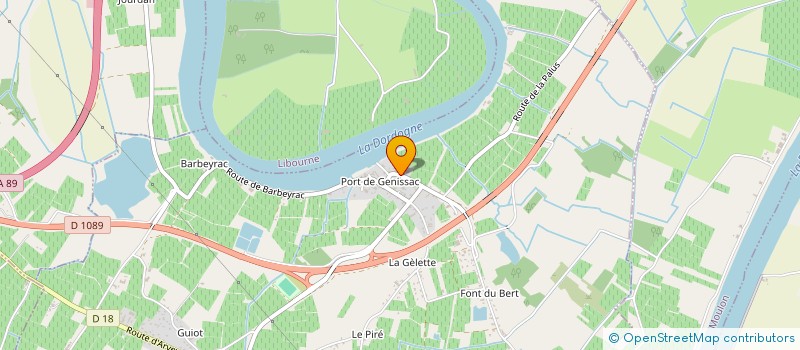 localisation de l'entreprise MADAME CARINE HELENE LAURE BAE à GENISSAC