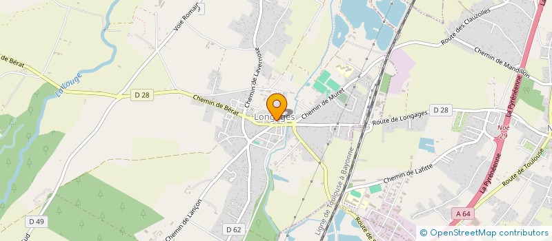 localisation de l'entreprise MADAME CARINE HERNANDEZ GARCIA  LONGAGES