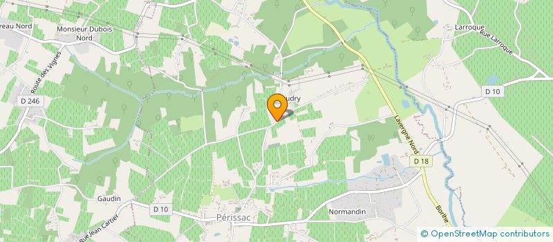 localisation de l'entreprise MADAME CARINE HERVE  PERISSAC