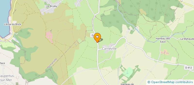 localisation de l'entreprise MADAME CARINE HEURTEVENT  CARNEVILLE