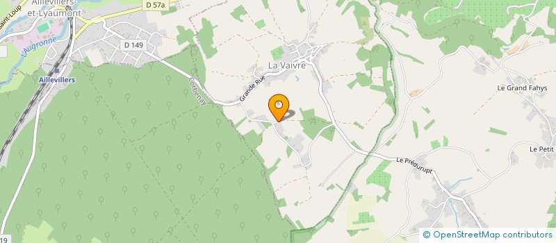 localisation de l'entreprise MADAME CARINE HOCQUARD  LA VAIVRE