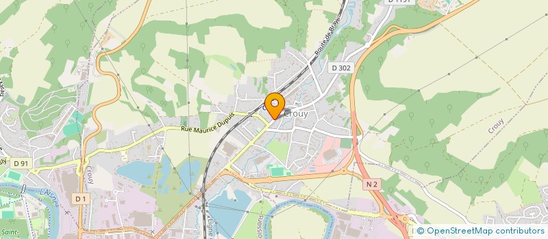 localisation de l'entreprise MADAME CARINE HOUESNARD  CROUY