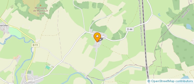 localisation de l'entreprise MADAME CARINE HOUZE  GUILLON-TERRE-PLAINE