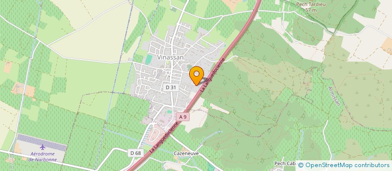 localisation de l'entreprise MADAME CARINE IAQUANIELLO  NARBONNE