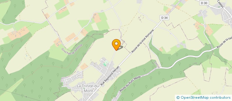 localisation de l'entreprise MADAME CARINE JACQUELINE  LA TRINITE-DU-MONT