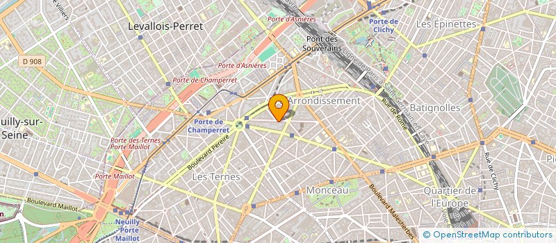 localisation de l'entreprise MADAME CARINE JACQUES  PARIS