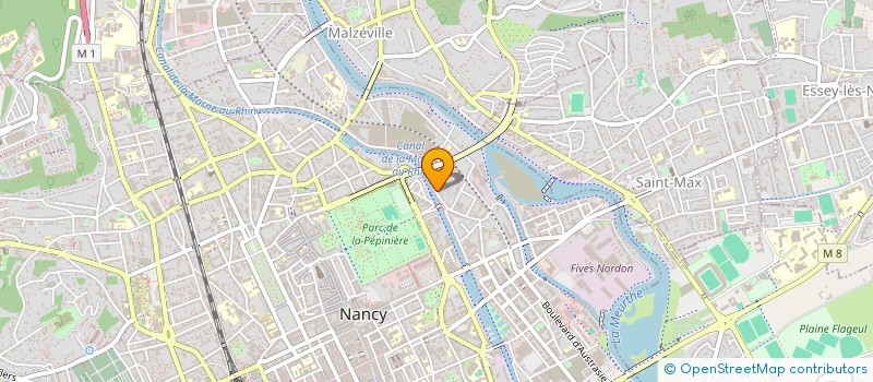 localisation de l'entreprise MADAME CARINE JEANNIN  NANCY