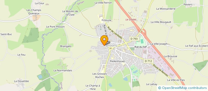 localisation de l'entreprise MADAME CARINE JOUCLA  BROONS