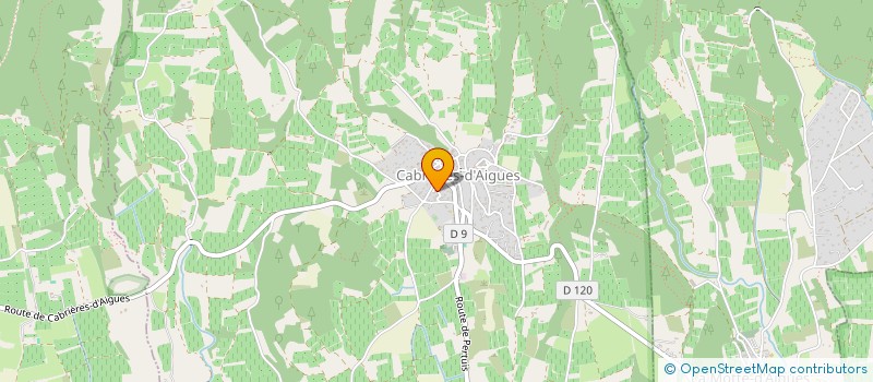 localisation de l'entreprise MADAME CARINE JULLIAN  CABRIERES D'AIGUES