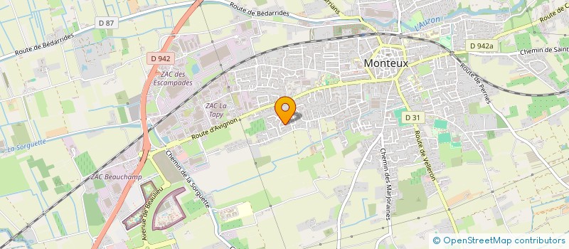 localisation de l'entreprise MADAME CARINE JUNG  L'ISLE-SUR-LA-SORGUE