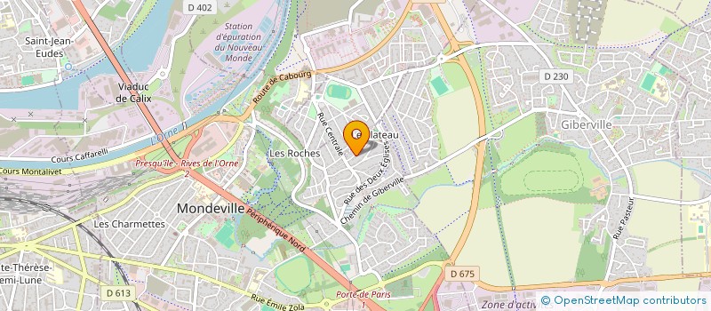 localisation de l'entreprise MADAME CARINE KEMPA  MONDEVILLE