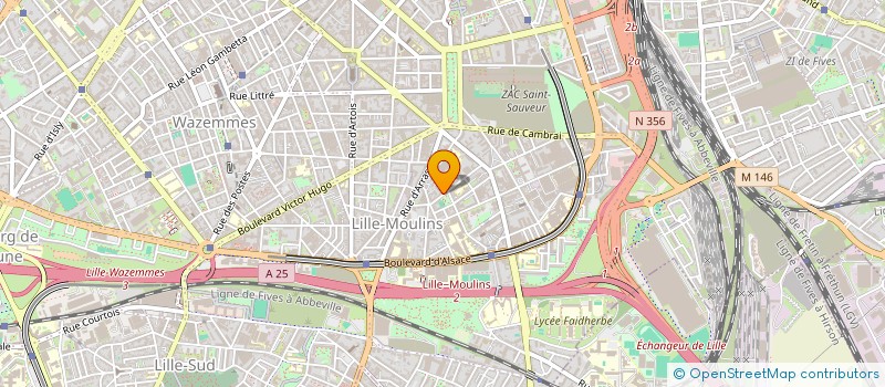 localisation de l'entreprise MADAME CARINE KOT  LILLE