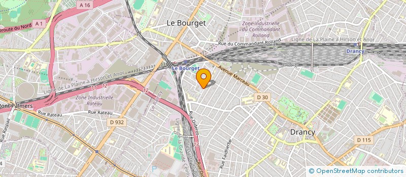 localisation de l'entreprise MADAME CARINE KUIMI à DRANCY