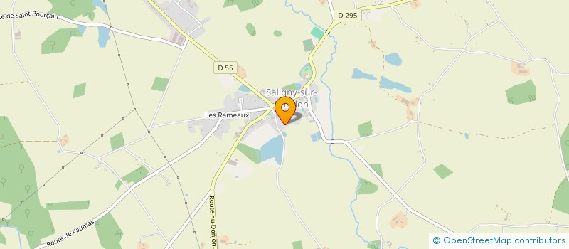 localisation de l'entreprise MADAME CARINE LABILLE  SALIGNY-SUR-ROUDON