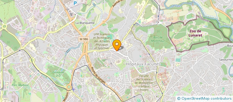 localisation de l'entreprise MADAME CARINE LABORDERIE à MONTPELLIER
