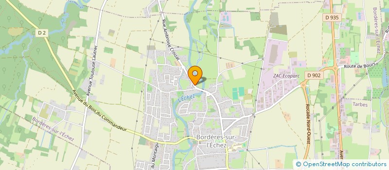 localisation de l'entreprise MADAME CARINE LAHOILLE  BORDERES-SUR-L'ECHEZ